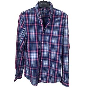Vineyard Vines Men’s Plaid Shirt Medium Button Down Slim Fit‎ Murray Shirt